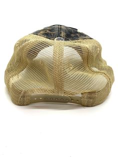 This hat is adjustable and it a low profile fit. Casual Hat With Mesh Back And Curved Brim, Casual Outdoor Hat With Mesh Back, Casual Snapback Hat With Mesh Back Visor, Casual Visor Hat With Mesh Back, Casual Adjustable Fit Hat For Rodeo, Casual Baseball Cap With Mesh Back And Flat Brim, Casual Baseball Cap With Mesh Back, Distressed Dad Hat With Adjustable Curved Brim, Distressed Adjustable Dad Hat With Curved Brim