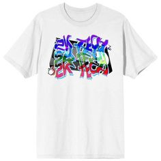 Celebrate your favorite decade with this 2K Tech tee. The shirt features an image of a VHS tape behind colorful letters that repeat the words, “2K Tech.” The tee comes in a white short sleeve crew neck. Fans of the 90s will love this comfy cotton t-shirt. White Tshirt Men, Tech T Shirts, Mens Graphic T, Vhs Tape, White Short, The 90s, White Tee, Mens Graphic Tee, Men Short Sleeve