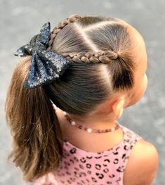 Shamrock Hairstyle For Kids, First Day Of School Hair Kindergarten, T Ball Hairstyles Kids, Growing Out Bangs Hairstyles For Kids, Little White Girl Hairstyles, Easy Easter Hairstyles For Kids, Kid Hairstyles Short Hair, Jazz Hairstyles Dance, Toddler Gymnastics Hair