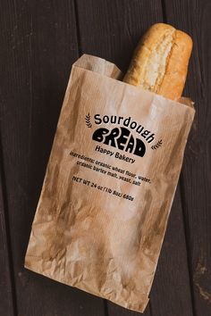 a bag that has some bread in it