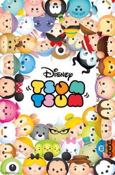 the back cover of an iphone case with many cartoon characters on it, all in different colors