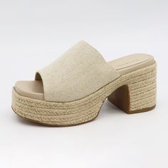 Add A Touch Of Boho Chic To Your Vacation Wardrobe With Our Beach Platform Espadrille Mules Sandals. The Cream Color Will Match Any Outfit, And The Platform Design Provides Extra Support And Height. Perfect For Strolling Around The Resort Or Exploring The Beach. Runs Half A Size Big *Example: If You’re A Size 8.5 Order A Size 8* Beige Slip-on Heels For Summer, Beige Block Heel Wedge Sandals For Spring, Beige Round Toe Heels For Summer, Spring Wedge Sandals With Textured Footbed, Textured Footbed Open Heel Wedge Sandals For Spring, Elegant Heels For Beach Season Vacation, Elegant Heels For Beach Vacation, Beige Open Heel Summer Heels, Chic Synthetic Heels For Beach Season