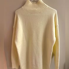 Super Soft Beautiful Cream Colored Sweater Very Warm And Cozy Nwot Size-Med But Definitely Could Fit A Lg. Cream Colored Sweater, Double Zero, Cream Sweater, Colorful Sweaters, Cream Color, Warm And Cozy, Sweaters For Women, Turtle Neck, Cream