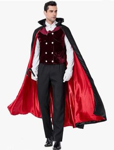 Marvel Scenarios, Vampire Clothing, Dracula Cosplay, Castle Dracula, Vampire Cosplay, Gothic Halloween Costumes, Vampire Gothic, Vampire Halloween Costume, Vampire Costumes