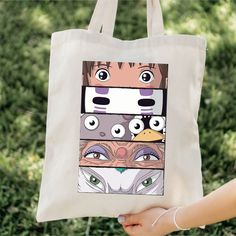 Our Spirited Away Inspired 100% cotton bag comes in one size - 15" x 16"- perfect for everyday wear. While the canvas material will show off your designs in great colors, it's durable and will last for years. The bag features 20" handles (made from the same canvas), making it easy to carry even with a week's worth of shopping in Ghibli inspired style! .: 100% cotton canvas .: Heavy fabric (12 oz/yd² (406.9 g/m .: Sewn-in label Casual Cotton Canvas Softback Bag, Casual White Cotton Bag, Beige Cotton School Bags, White Crochet Cotton Shoulder Bag, White Cotton Crochet Shoulder Bag, Trendy Cotton Canvas Shoulder Bag, Beige Cotton Softback Bag, School Cotton Tote Shoulder Bag, Cotton Tote Shoulder Bag For School