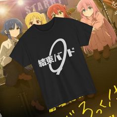 Kesoku Band Tshirt,  Anime Shirts, Bocchi the Rock!, Bocchi Tshirt, Anime Gifts, Rock Band Shirt, Bocchi the Rock Shirt, Kawaii Shirt, Shirt Kawaii Shirt, Anime Shirts, Rock Band Shirts, Grey Shades, Kawaii Shirts, Band Shirt, Anime Gifts, Rock Shirts, Anime Shirt