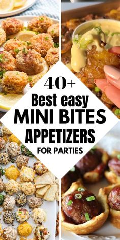 the best easy mini bites appetizers for parties