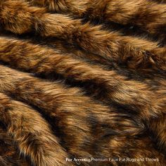 FUR ACCENTS The Mindful Alternative Premium Quality Faux Fur Rugs - Plush Designer Throw Blankets and Luxurious Fur Bedding Hand Made in the USA 100% Animal Free and Eco Friendly Fur Fur Accents Faux Fur Provides a Truly Sensible Alternative to Real Animal Skins Over One Thousand Different Types and Colors of Fur to Choose From ITEM DESCRIPTION: Premium Faux Fur - One of Our Top Sellers - Choose From Many Size and Color Options Luxury Faux Fur Blanket - Medium brown Wolf - Lynx - Rich Brown Tone Sewing Art Projects, Designer Throw Blanket, Brown Wolf, Wolf Colors, Faux Fur Area Rug, Craft Fur, Wolf Animal, Fur Bedding, Faux Fur Throw Blanket