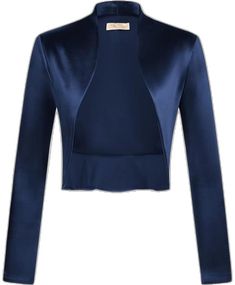 Elegant Navy Top For Winter, Elegant Open Front Winter Tops, Fitted Navy Cardigan For Spring, Elegant Blue Open Front Outerwear, Blue Long Sleeve Formal Cardigan, Elegant Navy Long Sleeve Cardigan, Blue Long Sleeve Cardigan For Formal Occasions, Fitted Navy Cardigan For Work, Elegant Blue Formal Cardigan