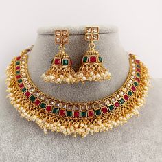 Gold Polki Kundan necklace/South Indian Jewelry/Temple Jewelry/Guttapusalu Necklace/Wedding necklace/Bridal necklace/Indian necklace This is 100% Handmade jewelry. So Color, shades, texture displayed may slightly vary from the actual product due to digital image limitations. We request you to consider these minor variations. Please expect the possibility of some slight imperfections when buying hand made jewelry. If you have any questions, please message or email us. Arrives in gift box. Please Bollywood Kundan Necklace For Marriage And Festivals, Bollywood Style Kundan Necklace For Marriage And Festivals, Temple Jewelry Bridal Necklace With Latkans For Marriage, Bollywood Meenakari Necklaces For Marriage, Bollywood Style Tilla Necklaces For Marriage, Chandbali Necklaces For Diwali Marriage, Festive Kundan Necklace For Marriage With Latkans, Chandbali Necklace For Diwali Marriage, Bollywood Necklaces For Diwali Marriage