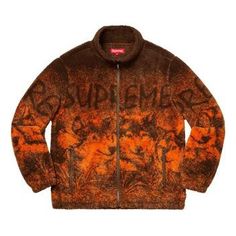 Supreme SS19 Wolf Fleece Jacket Orange Totem polar fleece Unisex SUP-SS19-449 Wolf Fleece, Orange Jacket, Polar Fleece, Stylish Sneakers, Ladies Day, Sweater Jacket, Fleece Jacket, Outerwear Jackets, Vest Jacket