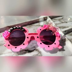 Custom Made Toddler Sunglasses. Fit Ages 1-10yrs Barbie Sunglasses, Sunglasses Fit, Baseball Sunglasses, Oakley Radar Ev, Boys Sunglasses, Girl Barbie, Flower Sunglasses, Cream White Color, Purple Sunglasses