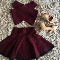 Burgundy 2 Piece Homecoming Dresses , Party Dresses · dressydances · Online Store Powered by Storenvy Fitted A-line Homecoming Dresses, Chic Two-piece Wedding Dress, Stretch Two-piece Dresses, Fitted Two-piece Summer Prom Dress, Two-piece V-neck Party Dress, Elegant Two-piece Stretch Dress, Elegant Stretch Two-piece Dress, Chic Two-piece Dresses For Parties, Chic Two-piece Party Dresses