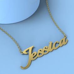 Jessica name necklace Gold Custom Necklace, Personalized Gifts For Her/Him Add something extra special to your jewelry box with Name Necklace Official engravable necklaces.
									The Jessica's name necklace with little heart unique gifts Gold is best gifts for Jessica. Name Necklace Official provides affordable engravable jewelry that won't 
									break the bank. In addition, these pieces make for very thoughtful and appreciated gifts for friends and family. 
									And whether valentine's day gifts, mother's day gifts, christmas gifts, wedding gifts, graduation gifts, birthday gifts,
									 NAME NECKLACE are all the best gift choice store. Jessica Necklace, Quince Jewelry, Jessica Name, Engravable Jewelry, Name Necklace Silver, Name Necklace Gold, Necklace Rose, Personalized Gifts For Her, She & Him