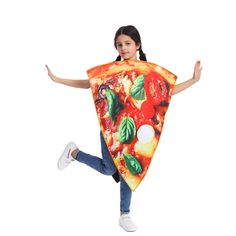 PRICES MAY VARY. Inuclude:Jumpsuit Size:fit 4-10 years old. This pizza outfit is suitable for both boys and girls. This is sponge material, when you receive the package, the children's pizza lineup costume will wrinkle, it is recommended that you iron it with the proper temperature. Hope your kids will love this food pizza holiday party themed costume. Hand wash This is double slice pizza costume for kids.features printed and bright color.your kids put on pizza costume will bring joy and happine Pizza Outfit, Pizza Clothes, Pizza Costume, Kids Role Play, Slice Pizza, Kids Pizza, Funny Pizza, Gourmet Pizza