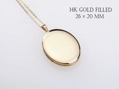 Large 14K gold filled oval locket with photos,custom engraving,personalized memorial locket,valentines day gift,remembrance locket gift,bereavement locket,anniversary giftPerfect as a Mother's Day gift, this custom engraved 14K gold filled photo locket necklace has:1. One shining, large (26 x 20mm), highly polished 14K gold filled oval locket (blank, engraved on one side or both sides with initials, greeting words, or bible verses, or pictures*).  * limited to simple line-drawing type.Photo inse Oval Locket Jewelry For Commemoration, Wedding Locket, Engraved Locket, Gold Heart Locket, Sterling Silver Locket, Oval Locket, Photo Locket Necklace, Memory Locket, Gold Locket