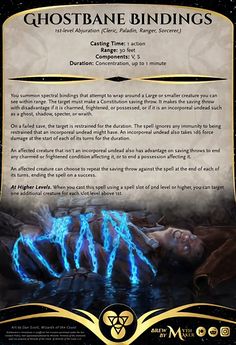 Dnd Ghost, Fantasy Spells, Necromancy Spells, Dnd Idea, Dark Water