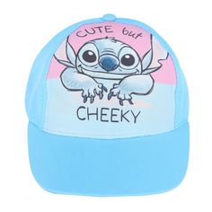 This lightweight cap is perfect for summertime park hopping. With its adorable Stitch graphic, this hat is sure to brighten up your little one's wardrobe. Choose from two fun colors and adorable Stitch graphics for more ways to enjoy. This hat not only contains a sweatband but is adjustable up to 21 inches. Made of synthetic Casual Snapback Hats For Playtime, Blue Fun Style Snapback Hat, Playful Adjustable Baseball Cap, Blue Adjustable Hat For Playtime, Casual Hats For Playtime, One Size Fits Most, Cute Adjustable Light Blue Hat, Casual Adjustable Hats For Play, Casual Adjustable Baseball Cap For Playtime, Adjustable Casual Play Hat