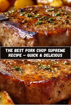 the best pork chop supreme recipe - quick and delicious