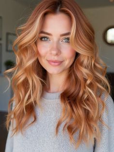 40 Irresistible Strawberry Blonde Hair Ideas to Rock This Fall Blonde Hair For Autumn, Fall Blonde Red Hair Color, From Ginger To Blonde, Multi Color Fall Hair, Fall Hair Warm Tones, Red Hair Strawberry Blonde Highlights, Fall Hair Red And Blonde, Bright Fall Blonde Hair Color, Red Hair Dimensional Highlights