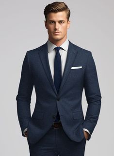 Take your business casual ensemble to new heights with our Royal Blue Cashmere Jacket. Made from the finest cashmere fabric, this jacket features a striking royal blue shade and a solid pattern, rendering it perfect for a multitude of occasions. Its refined design ensures a remarkable presence in any season or event, making sure you're the focal point.  About Cashmere Collection: Discover luxury redefined with our Cashmere Collection. Sourced from the remote Himalayan regions, each piece epitomi Luxury Slim Fit Long Sleeve Blazer, Blue Tweed Jacket With Suit Collar For Business Casual, Blue Tweed Jacket With Lapel Collar For Business Casual, Classic Long Sleeve Suit For Office Wear, Elegant Navy Blazer For Work, Slim Fit Wool Suit With Long Sleeves, Slim Fit Wool Suits With Long Sleeves, Modern Blue Blazer For Semi-formal Occasions, Winter Slim Fit Suits For Business Casual