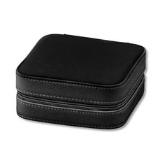 Perfect for traveling, this black faux leather jewelry box includes compartments to store all of your favorite pieces. Faux Leather Jewelry, Kay Black, Jewelry Holders, Leather Jewelry Box, Kay Jewelers, Jewelry Case, Leather Jewelry, Cleaning Jewelry, Black Faux Leather