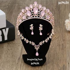 Material:Rhinestone, Crystal 👑Surface length of 14.5 cm and a crown height of 6.8 cm - Necklace 45 CM Black Friday & Christmas, End of the year Final sale 🎁  (Limited Stock!) 🍓PROMO 1: Buy ANY Headpiece get a $22 Nail set For FREE  🍓PROMO 2: Buy total over $99 GET a $50 Crown For FREE  🎊 (Random Surprise Present Pack - Handpicked Mystery Items, Ideal for Gift-Giving, Delightful Surprise with Every Order) 👑Luxury bridal Crown encrusted with crystals, this royal wedding headpiece is perfect Pink Quince Crown, Baby Pink Quince, Crown Sweet 16, Sweet 16 Crowns, Quince Crown, Quinceanera Crown, Opal Jewelry Set, Pink Quince, Crown Baby