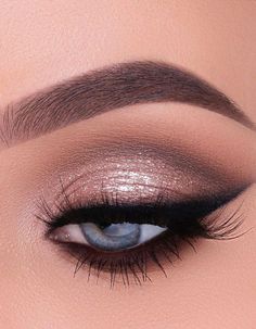 Winter Eye Makeup, Bridal Makeup For Blue Eyes, Wedding Makeup For Blue Eyes, Bronze Makeup Look, Fall Wedding Makeup, Wedding Eye Makeup