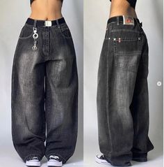 2024 New Fashion Popular Grey Washed Exaggerated Baggy Jeans Y2K Street Vintage Hip-hop Punk Style Cheap Baggy Cargo Style Jeans, Vintage Hip Hop, Streetwear Jeans, Jeans Y2k, Baggy Style, High Waist Wide Leg Pants, Pants Fit, Autumn 2024, Punk Style