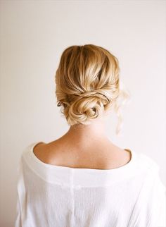 Easy Wedding Updo - DIY Bridal Hairstyles | Emmaline Bride® Bridal Hair Tutorial, Ball Hair, Low Bun Hairstyles, Easy Hair Updos, Fishtail Braid, Hair Envy