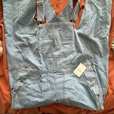 Brixton Bootcut Overalls New With Tags Spring Utility Overall Jeans, Light Wash Overalls For Fall, Fall Light Wash Overalls, Light Wash Denim Overalls For Fall, Spring Light Wash Straight Leg Overalls, Spring High-rise Utility Overalls, Blue Utility Overall Jeans, Blue Denim Straight Leg Overalls, Denim Overalls In Medium Wash