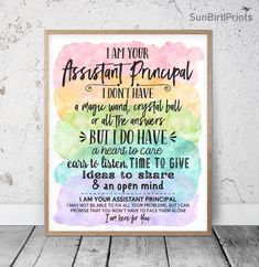 a colorful watercolor poster with the words i am your nice friend, i don't