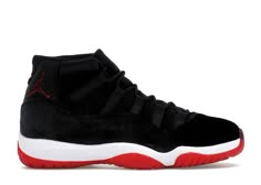 Jordan 11 Retro Bred Velvet (Women's) Jordan 11 Red, My 14th Birthday, New Jordans, Bred 11, Jordan 11 Bred, Jordan 11s, Jordan Retro 11, Nike Retro, Retro 11