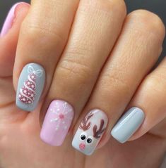 Snowman Nails, Christmas Nail Art Designs, Her Nails, Winter Nail Art, Festival Nails, Xmas Nails