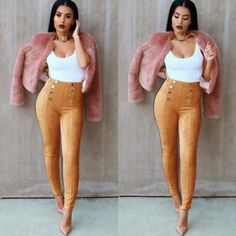 High-waist Casual Winter Leggings, Casual High-waist Winter Leggings, Casual High Waist Winter Leggings, Winter High Waist Casual Leggings, Non-stretch Full Length Leggings For Fall, Trendy High-rise Winter Leggings, Trendy High Rise Leggings For Winter, Trendy Winter Leggings, Trendy Stretch Pants For Winter