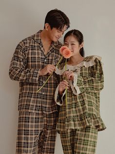 Composition : Outshell  :50%Cotton,50%PolyesterColor : navy check(M) & khaki green(W) Country of Origin : KOREA Ladybug Redesign, Couple Pajamas, Pajamas Sets, Cotton Pajama Sets, Sleepwear Sets, Cotton Pyjamas, Pajama Sets, Khaki Green, Lingerie Sleepwear