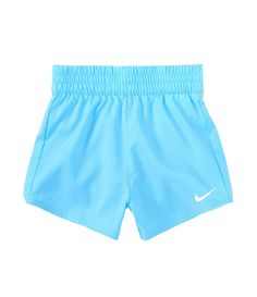 From Nike, these shorts feature:Cut-and-sew encased elastic waistbandNike "Swoosh" heat-transfer logo on one legPull-on stylingDri-fit interlock cotton/polyesterMachine wash/tumble dryImported. Sporty Bottoms With Built-in Shorts For Playwear, Sporty Swim Trunks With Built-in Shorts For Play, Nike Moisture-wicking Shorts For Swimming, Solid Color Athleisure Swim Trunks For Spring, Spring Sports Swim Trunks With Elastic Waistband, Sports Swim Trunks With Elastic Waistband For Spring, Sport Swim Trunks With Elastic Waistband For Spring, Sporty Nike Swim Trunks With Built-in Shorts, Nike Gym Shorts With Elastic Waistband