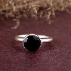 Natural Black obsidian Ring, Cute obsidian Gemstone Ring, Women Wedding Ring, 925 Sterling Silver Ring, promise Ring, Finger obsidian Ring,  Dimension :- JEWELRY CATEGORY:- HANDMADE RING STONE NAME:- - obsidian STONE SHAPE:- Round PLATING:- Silver  METAL: -925 Silver RING SIZE:- ALL SIZES AVAILABLE PURTY:- 925 Shipping:- All the parcels will be shipped with in 1-2 days of purchase... Payment:- We accept payment through PAYPAL only.... I make every effort to picture each item as realistic as I ca Black Birthstone Rings, Black Stackable Rings With Round Band For Gift, Black Sterling Silver Crystal Ring, Minimalist Black Sapphire Ring For Gift, Minimalist Black Sapphire Ring As Gift, Black Sterling Silver Stackable Rings For Gift, Black Sterling Silver Stackable Rings As Gift, Black Sterling Silver Birthstone Rings, Black Sterling Silver Rings With Birthstone