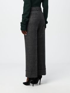 Luxury Wide Leg Pants With Belt Loops, Luxury Wide-leg Dress Pants, Luxury Wide Leg Dress Pants, Luxury Wide Leg Workwear Bottoms, Luxury Wide Leg Bottoms For Workwear, Luxury Wool High-waisted Wide Leg Pants, Luxury High-waisted Wool Wide Leg Pants, Luxury Wide Leg Bottoms For Fall, Wide-leg Bottoms For Winter Formal