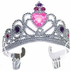 Plastic tiara favor Size: One Size.  Color: Multicolor. Plastic Tiara, Disney Princess Party Supplies, Party Tiara, Dream Party, Beautiful Tiaras, Party Favors For Kids Birthday, Princess Kids, Disney Princess Party, Princess Tiara