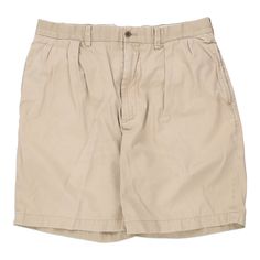 Vintage Ralph Lauren Polo beige chino shorts, fit a 35" waist and 9" inseam. WAIST: 35 inches / 89cmsINSEAM: 9 inches / 23cmsRISE: 12 inches / 30cmsGENDER: mens CONDITION: good - marks on the front and back as pointed out.STYLE: chino shortsERA: 1990sCOLOUR: beigeFABRIC: cotton Classic Beige Knee-length Shorts, Classic Beige Bermuda Shorts With Pockets, Classic Beige Cotton Bermuda Shorts, Classic Beige Shorts With Pockets, Classic Beige Bermuda Shorts, Classic Beige Cotton Shorts, Beige Cotton Bermuda Shorts With Short Inseam, Classic Beige Shorts With Built-in Shorts, Classic Beige Shorts With Relaxed Fit