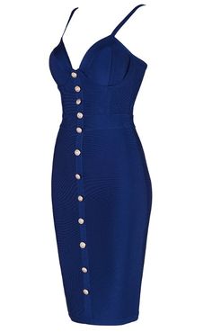 Sexy Bandage bodycon fitted spaghetti strap summer club dress