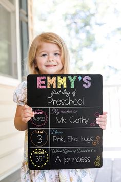 Shop our complete collection of reversible and reusable Back To School signs! Made in the USA, these chalkboard signs are erasable and perfect for your back to school photos. First Day School Sign, Fun Activites, Last Day School, Toddler Quotes, Back To School Chalkboard, First Day Of School Chalkboard, Last Day Of School Sign, Home Flower Decor, Acrylic Ideas