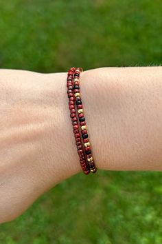 Perfect for complementing your autumn outfits or winter outfits!
Unisex Bracelet Set with Red Beads • Stackable Minimalist Jewelry for Him and Her • Perfect Gift Idea • Handmade Jewelry Red Beaded Bracelet, Miyuki Bracelet, Unisex Bracelets, Red Bead, Minimalist Jewelry, Stretch Bracelets, Bracelet Set, Halloween Shopping, Jewelry Bracelets