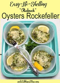 Oyster Rockefeller, Canned Oysters, Oysters Rockefeller, Grilled Oysters, Raw Oysters, Oyster Recipes, Fried Oysters, Shellfish Recipes, Creole Recipes