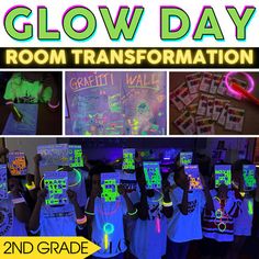 glow in the dark activities for kids to do with their teacher's room decorations