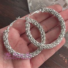 Silver Rhinestone Hoop Earrings Light Weight Sparkly Silver Hoop Earrings Decked Out In Rhinestones Everywhere New To Poshmark? Sign Up Now With My Code: Mobeautybae To Save $10 On Your First Order. Relatable Searches: Silver Earrings, Hoop Earrings, Rhinestone Earrings, Silver Hoop Earrings, Bejeweled Earrings, Wedding Earrings, Statement Earrings Crystal Hoop Earrings For Party, Crystal Hoop Earrings For Anniversary, Hoop Rhinestone Earrings For Party, Silver Sparkling Hoop Earrings For Parties, Silver Hoop Earrings With Bling For Wedding, Hoop Earrings With Rhinestones For Party, Silver Bling Hoop Earrings For Wedding, Rhinestone Hoop Earrings For Party, Hoop Rhinestone Party Earrings