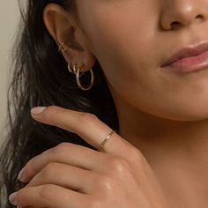 Delicate and intricate details make this stacker ring one of our favorites! Thick layer of 14K Gold over Sterling Silver Hypoallergenic, lead and nickel free Thickness 2mm Made in US #R115 Stacker Rings, Beaded Ring, Beaded Rings, Intricate Details, Ring Bracelet, Ring Necklace, Gold Vermeil, Style Guides, Ear Cuff