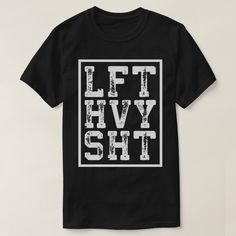 Lift Heavy - Gym Motivational T-Shirt, Men's, Size: Adult S, Black Gender: male. Casual Gym T-shirt With Screen Print, Relaxed Fit Gym T-shirt With Text Print, Tri-blend Graphic Tee For Gym, Casual Letter Print T-shirt For Gym, Gym Graphic Tee With Logo Print, Graphic Tee With Logo Print For Gym, Graphic Tee For Workout, Pre-shrunk, Moisture-wicking Graphic Tee For Streetwear, Moisture-wicking T-shirt For Streetwear