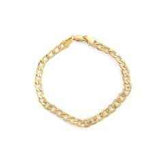 Sleek and fashionable, this 14k gold curb chain bracelet completes your look in style.Click on this JEWELRY & WATCHES GUIDE to learn about fit, styles, materials and more! CHAIN DETAILS Chain type: Cuban curb Clasp: lobster-claw Metal: 14k gold Packaging: boxed Weight: 4.65 grams Length: 8 inches Please note, due to the high value of this item, a signature may be required upon delivery. Size: 8". Color: Yellow. Gender: male. Age Group: adult. Classic Tarnish Resistant Cuban Link Bracelet, Classic Curb Chain Bracelet, Modern Cuban Link Bracelet, Tarnish Resistant, Modern Cuban Link Bracelet Tarnish Resistant, Modern Cuban Link Gold Chain Bracelet, Modern Tarnish-resistant Cuban Link Bracelet, Classic Gold Cuban Link Jubilee Bracelet, Luxury 14k Gold Cuban Link Chain Bracelet, Classic Cuban Link Chain Bracelet